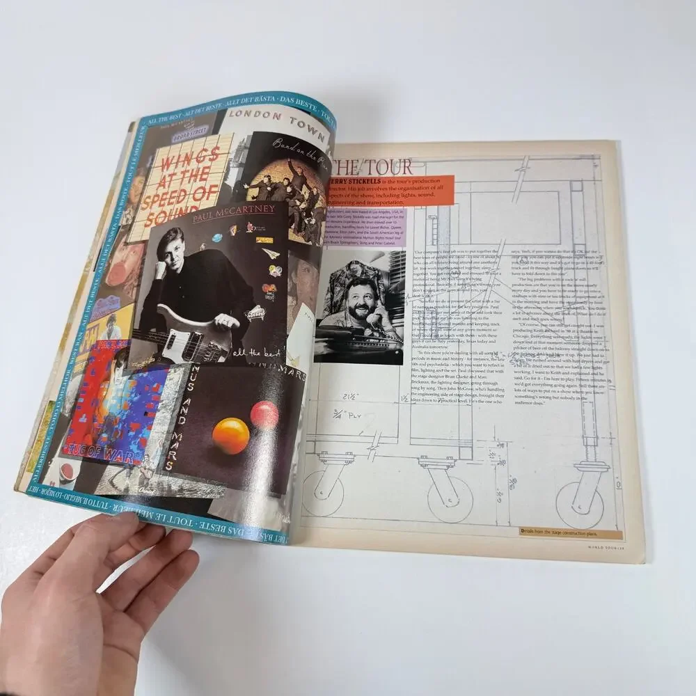 Paul McCartney 1989 World Tour Concert Program Book